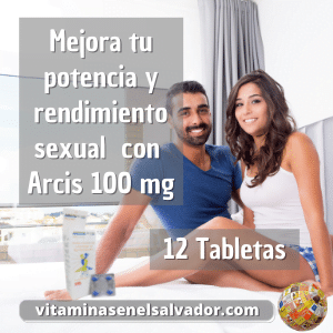 ARCIS Potenciador Sexual 12 TABLETAS 100mg