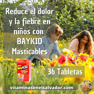 BAYKID DOLOR FIEBRE 36 Tabletas masticables