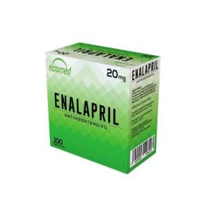 ENALAPRIL ECOMED 20mg 100 Tabletas
