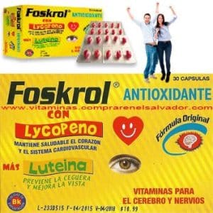 Foskrol Antioxidante Cápsulas 3Pack