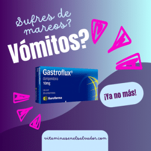 Gastroflux 30 tabletas para las nauseas y vómitos