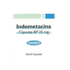 Indometacina de Saimed 100 Cápsulas