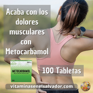 Metocarbamol Forte Ecomed – 500 mg (100 tabletas)  Alivio muscular potente