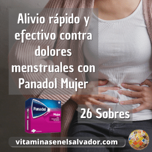 Panadol Mujer – 26 Sobres  Alivio Rápido del Dolor Menstrual y Más
