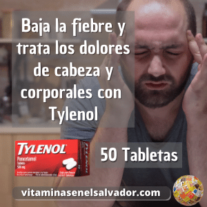 TYLENOL EXTRA FUERTE 50 Tabletas 3 PACK