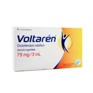 VOLTAREN inyectable 75 mg/3 ml