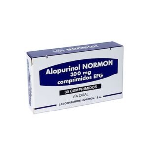 Alopurinol Normon 300mg - 30 Tablets for Gout Relief