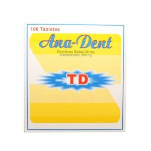 ANA-DENT 25 MG/500 MG Tablets - 100 Count