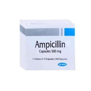 Ampicillin 500mg Saimed Capsules - 100 Count
