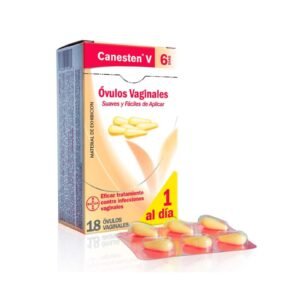 Canesten V 100 mg – Pack of 6 Vaginal Ovules for Fungal Infections