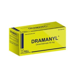 DRAMANYL 50 MG Capsules - 100 Count for Nausea Relief