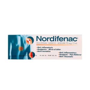 Nordifenac Injectable Solution 75 mg - Tripack for Effective Relief
