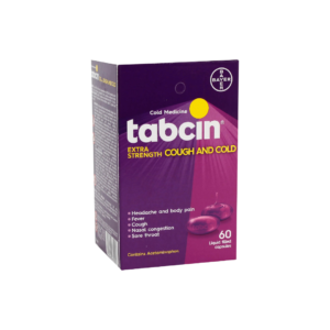 Tabcin Extra Strong Cold & Cough 60 Softgel Capsules