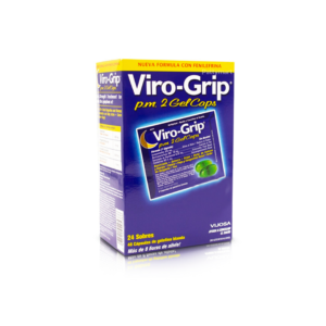 Viro Grip PM Gelcaps - Effective Nighttime Relief