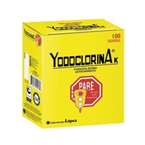 YODOCLORINA K 100 MG TABLETS - 100 Count