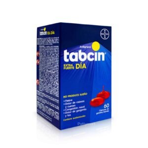 TABCIN Extra Fuerte DÃa 60 Liquid Gels for Fast Relief